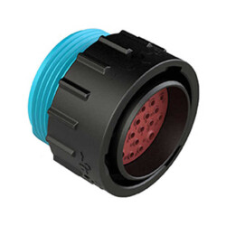 27 (Radsok) Position Circular Connector Plug Housing Free Hanging (In-Line) Coupling Nut - Amphenol Sine Systems Corp