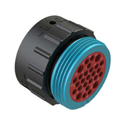 27 (Radsok) Position Circular Connector Plug Housing Free Hanging (In-Line) Coupling Nut - Amphenol Sine Systems Corp (1)