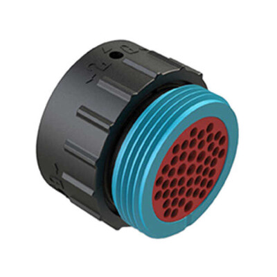 47 (Radsok) Position Circular Connector Plug Housing Free Hanging (In-Line) Coupling Nut - 2