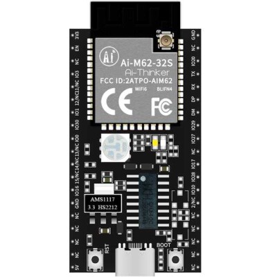 - Ai-M62-32S Transceiver; 802.11 b/g/n/ac (Wi-Fi, WiFi, WLAN), Bluetooth® 5.x 2.4GHz Evaluation Board - 1
