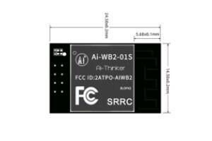 Ai-WB2-01S - Wi-Fi & BLE module with BL602 chip - DIP-8 - Version V1.0.0 - 3