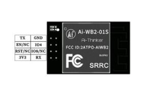 Ai-WB2-01S - Wi-Fi & BLE module with BL602 chip - DIP-8 - Version V1.0.0 - 4