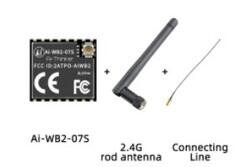 Ai-WB2-07S - Wi-Fi& BT module with BL602 chip - SMD-16 - Version V1.1.2 - 3
