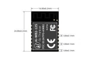 Ai-WB2-12S - Wi-Fi&BT module with BL602 chip - SMD-16 - Version V1.1.1 - 4