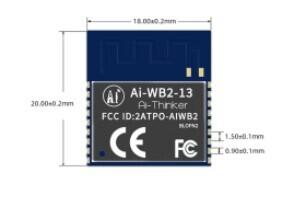 Ai-WB2-13 - Wi-Fi& BT module with BL602 chip - SMD-18 - Version V1.1.0 - 3