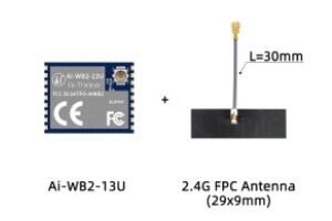 Ai-WB2-13U - Wi-Fi&BT module with BL602 chip - SMD-18 - Version V1.1.1 - 3