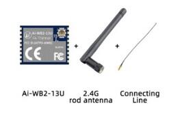 Ai-WB2-13U - Wi-Fi&BT module with BL602 chip - SMD-18 - Version V1.1.1 - 5