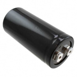 33000 µF 63 V Aluminum Electrolytic Capacitors Radial, Can - Screw Terminals 10mOhm @ 100Hz 18000 Hrs @ 85°C - KEMET