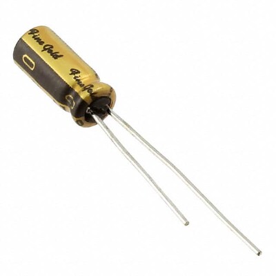 10µF 50V Aluminum Electrolytic Capacitors Radial, Can 1000 Hrs @ 85°C - 1