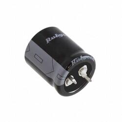 82µF 400V Aluminum Electrolytic Capacitors Radial, Can - Snap-In 3000 Hrs @ 105°C - Rubycon