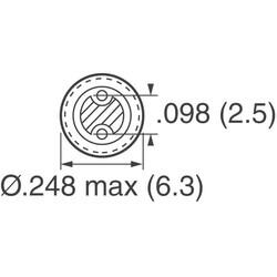 47 µF 50 V Aluminum Electrolytic Capacitors Radial, Can - 1000 Hrs @ 105°C - Panasonic Electronic Components (1)
