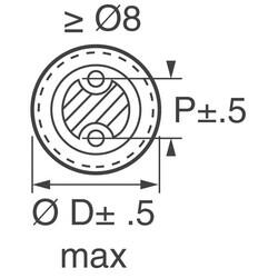 47 µF 50 V Alüminyum Elektrolitik Kapasitör / Kondansatör Radyal, Can - 2000 Saat @ 85°C - 3