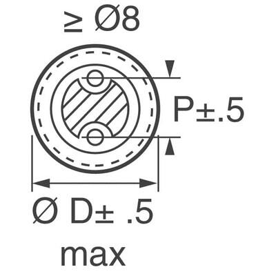 47 µF 50 V Alüminyum Elektrolitik Kapasitör / Kondansatör Radyal, Can - 2000 Saat @ 85°C - 3