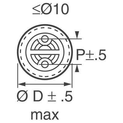 47 µF 50 V Alüminyum Elektrolitik Kapasitör / Kondansatör Radyal, Can - 2000 Saat @ 85°C - 4