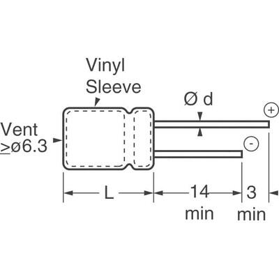 47 µF 50 V Alüminyum Elektrolitik Kapasitör / Kondansatör Radyal, Can - 2000 Saat @ 85°C - 5