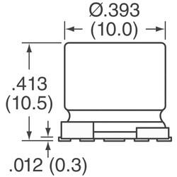 47 µF 63 V Aluminum Electrolytic Capacitors Radial, Can - SMD - 2500 Hrs @ 105°C - Vishay Beyschlag Draloric BC Components (1)