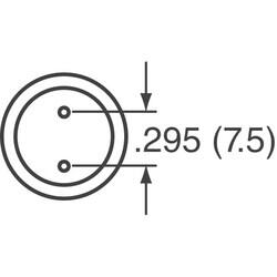 220 µF 50 V Aluminum Electrolytic Capacitors Radial, Can - 1000 Hrs @ 85°C - 3
