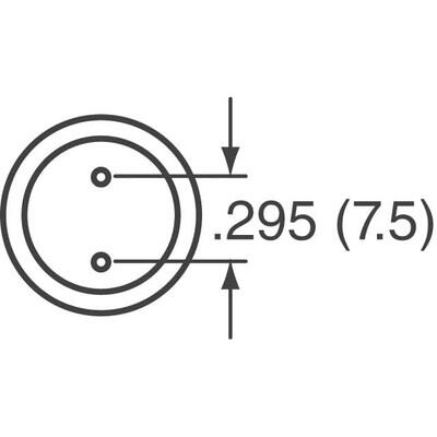 220 µF 50 V Aluminum Electrolytic Capacitors Radial, Can - 1000 Hrs @ 85°C - 3