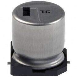 470 µF 16 V Aluminum Electrolytic Capacitors Radial, Can - SMD 120mOhm @ 100kHz 2000 Hrs @ 125°C - Panasonic Electronic Components