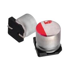 1 µF 50 V Aluminum Electrolytic Capacitors Radial, Can - SMD - 5000 Hrs @ 105°C - Würth Elektronik