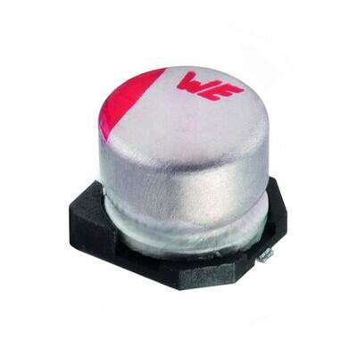 100 µF 16 V Aluminum Electrolytic Capacitors Radial, Can - SMD 2000 Hrs @ 105°C - 1