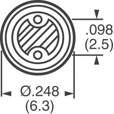 33 µF 25 V Alüminyum Elektrolitik Kapasitör / Kondansatör Radyal, Can 1000 Saat @ 85°C - 2