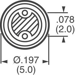 10 µF 25 V Aluminum Electrolytic Capacitors Radial, Can 1000 Hrs @ 85°C - Panasonic Electronic Components (1)