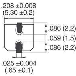 33 µF 10 V Aluminum Electrolytic Capacitors Radial, Can - SMD 1000 Hrs @ 105°C - 3