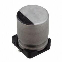 100 µF 25 V Aluminum Electrolytic Capacitors Radial, Can - SMD 2000 Hrs @ 105°C - Rubycon