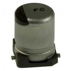 10 µF 16 V Aluminum Electrolytic Capacitors Radial, Can - SMD 1000 Hrs @ 105°C - Panasonic Electronic Components
