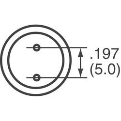 1000 µF 16 V Aluminum Electrolytic Capacitors Radial, Can 5000 Hrs @ 105°C - Nichicon (1)