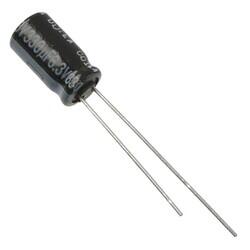 10 µF 50 V Aluminum Electrolytic Capacitors Radial, Can 5000 Hrs @ 105°C - Panasonic Electronic Components