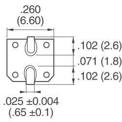 10 µF 63 V Aluminum Electrolytic Capacitors Radial, Can - SMD 2000 Hrs @ 105°C - 3