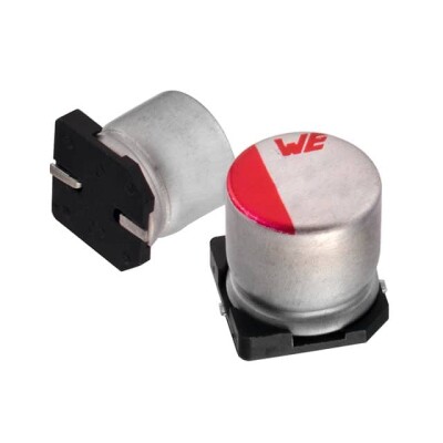 10 µF 25 V Aluminum Electrolytic Capacitors Radial, Can - SMD 2000 Hrs @ 85°C - 1