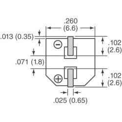22 µF 50 V Aluminum Electrolytic Capacitors Radial, Can - SMD 880mOhm @ 100kHz 2000 Hrs @ 105°C - Cornell Dubilier Electronics (CDE) (1)