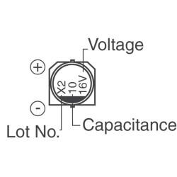100 µF 25 V Aluminum Electrolytic Capacitors Radial, Can - SMD 2000 Hrs @ 85°C - 2