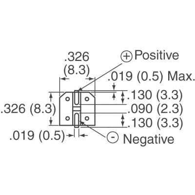 100 µF 25 V Aluminum Electrolytic Capacitors Radial, Can - SMD 2000 Hrs @ 85°C - 3