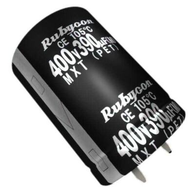 330 µF 400 V Aluminum Electrolytic Capacitors Radial, Can - Snap-In 3000 Hrs @ 105°C - 1