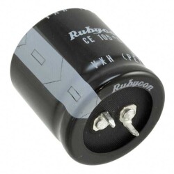 270 µF 450 V Aluminum Electrolytic Capacitors Radial, Can - Snap-In 5000 Hrs @ 105°C - Rubycon