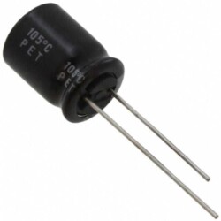 150 µF 50 V Aluminum Electrolytic Capacitors Radial, Can 10000 Hrs @ 105°C - Rubycon