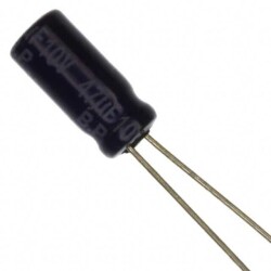 4.7 µF 25 V Aluminum Electrolytic Capacitors Radial, Can 2000 Hrs @ 85°C - Panasonic Electronic Components