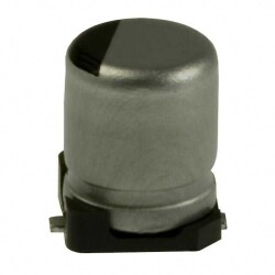 10 µF 16 V Aluminum Electrolytic Capacitors Radial, Can - SMD 2000 Hrs @ 85°C - Panasonic Electronic Components