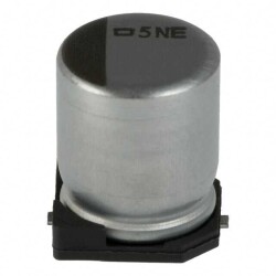 100 µF 16 V Aluminum Electrolytic Capacitors Radial, Can - SMD 1000 Hrs @ 105°C - Chemi-Con