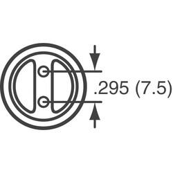 2700µF 50V Aluminum Electrolytic Capacitors Radial, Can 10000 Hrs @ 105°C - 2