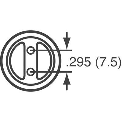 2700µF 50V Aluminum Electrolytic Capacitors Radial, Can 10000 Hrs @ 105°C - 2