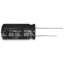 18µF 500V Aluminum Electrolytic Capacitors Radial, Can 12000 Hrs @ 105°C - Rubycon