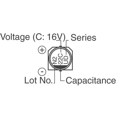 1µF 50V Alüminyum Elektrolitik Kapasitör / Kondansatör Radyal, Can - SMD 2000 Saat @ 105°C - 3