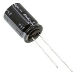 470µF 50V Aluminum Electrolytic Capacitors Radial, Can 10000 Hrs @ 105°C - Rubycon