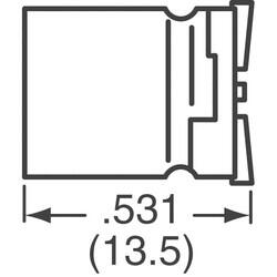 680 µF 25 V Alüminyum Elektrolitik Kapasitör / Kondansatör Radyal, Can - SMD - 2000 Saat @ 105°C - 3