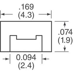 220 µF 2 V Alüminyum - Polimer Kapasitör / Kondansatör 2917 (7343 Metric) 9mOhm 1000 Saat @ 105°C - 3